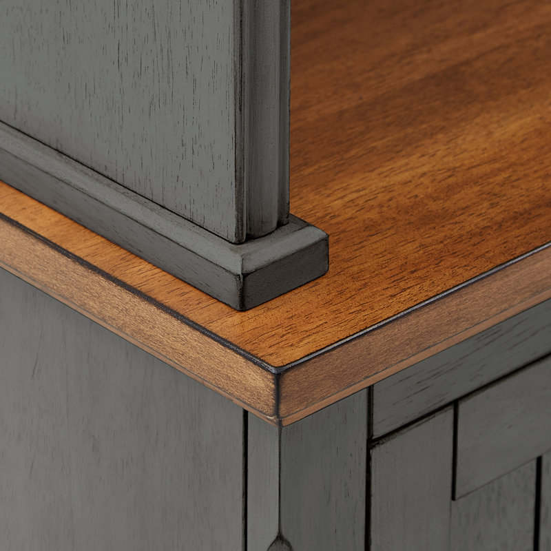 Kingstown Home Raber 51'' Solid Wood Sideboard with Bar Hutch & Reviews